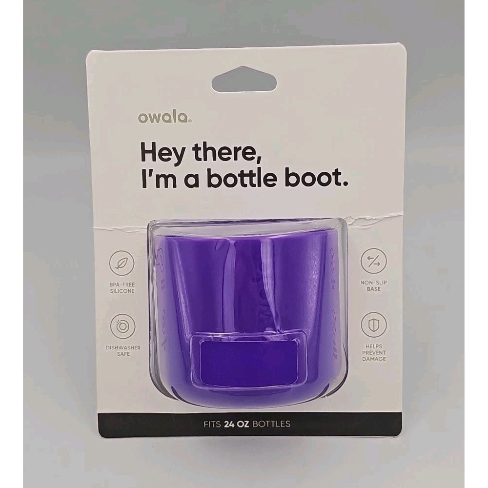 Owala Brand Silicone Bottle Boot Fits 24oz Bottles Color: Violet